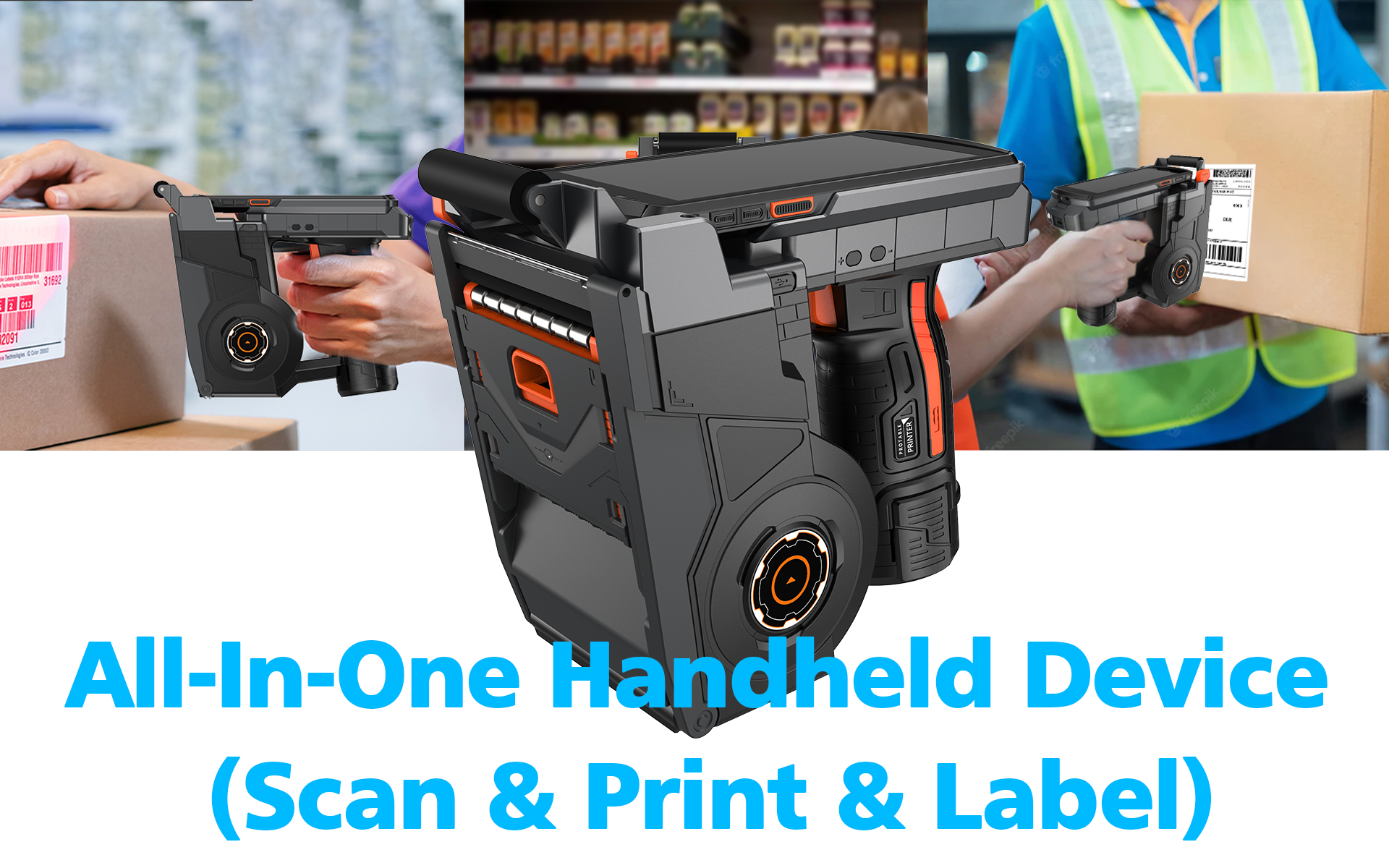 Revolutionary All-In-One Handheld Device: Streamlining Retail and Logistics Operations