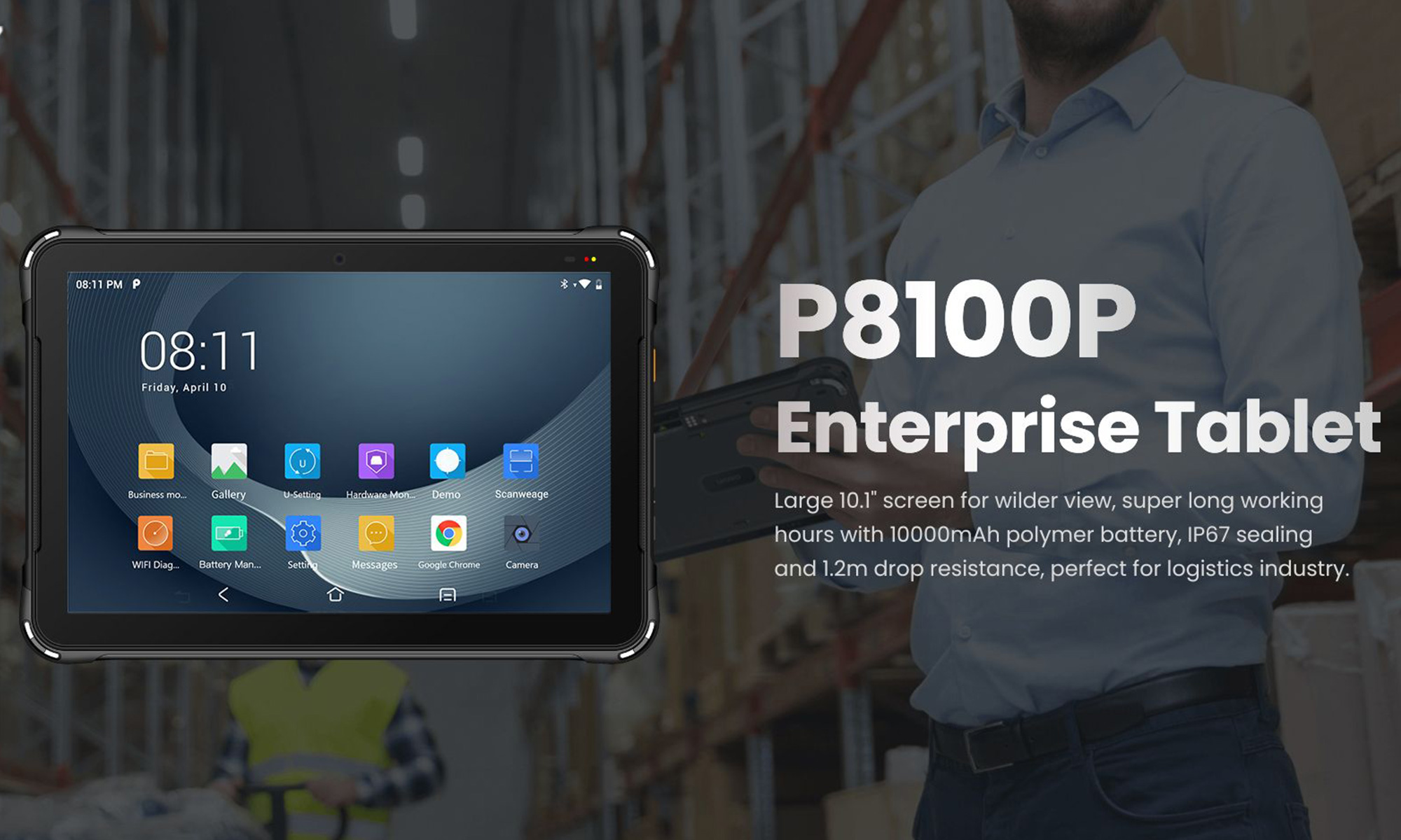 Enhancing Warehouse Efficiency with Enterprise Industrial Tablet