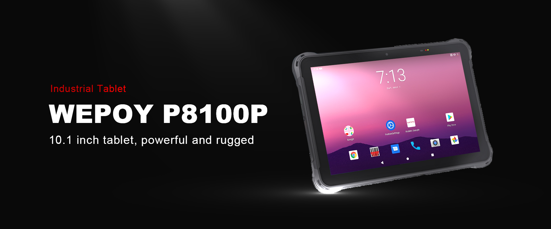 P8100P 10.1-inch Rugged Tablet(图1)